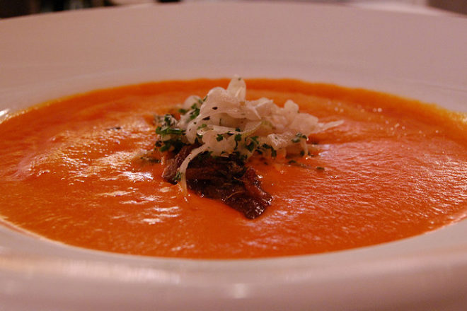 supă Gaspacho cu ardei gras