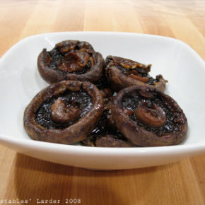 ciuperci cu usturoi la grătar